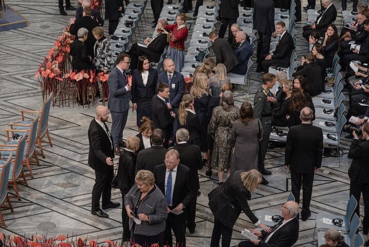 Светлана Тихановская на церемонии вручения Нобелевской премии мира в Осло, Норвегия, 10 декабря 2022 года. Фото: Pavel Krichko